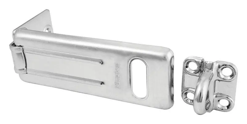 Master Lock Zinc-plated Hardened Steel 4 In. L Hasp 1 Pk