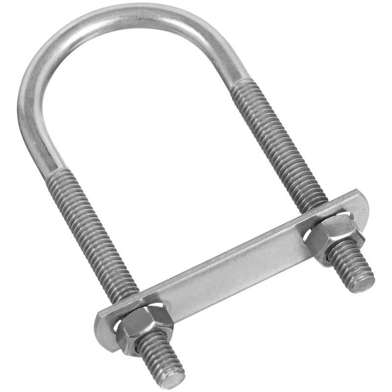 5/16 In. X 1-3/4 In. W X 4-1/4 In. L Coarse Zinc-plated Stainless Steel U-bolt