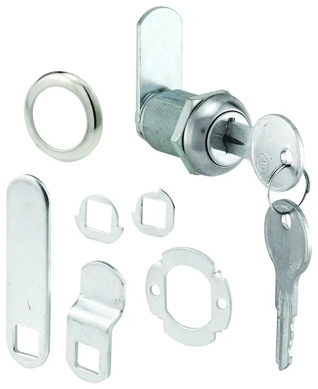Prime Line U 9943ka Chrome Cam Lock With 3 Cams And Stainless Steel Face