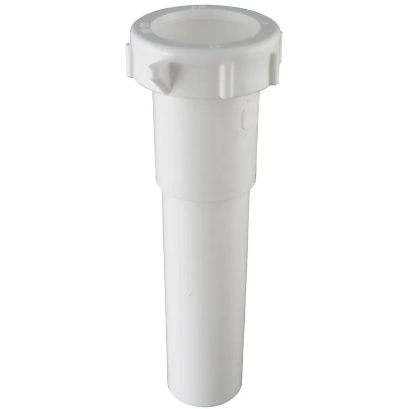 Pp944w 1-1/4 X 1-1/4 In Slip-joint Plastic Extension Tube, 6 In Length