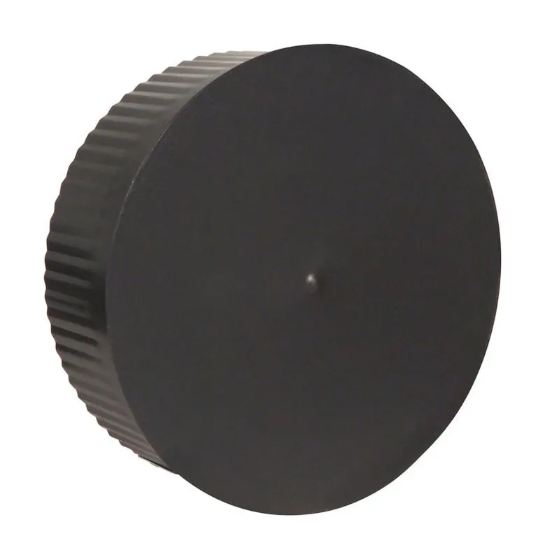 Imperial 6 In. D Steel Crimped Stove Pipe Cap