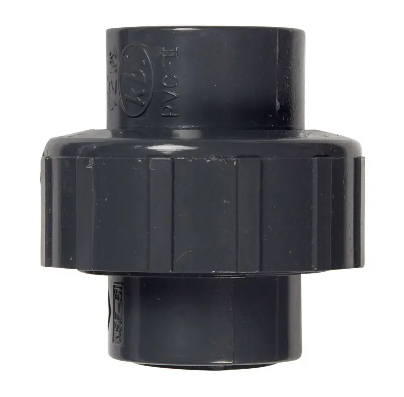 Schedule 80 1/2 In. Slip X 1/2 In. D Slip Pvc Union 1 Pk