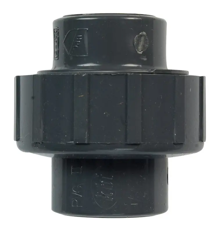 Schedule 80 1/2 In. Fpt X 1/2 In. D Fpt Pvc Union 1 Pk