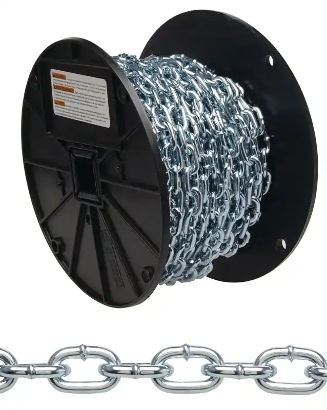 3 Brass Machine Chain, 50 Ft.