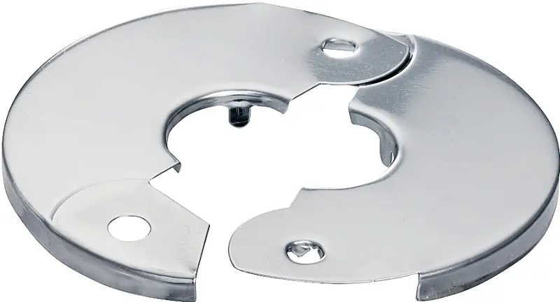 Pp857-2 Chrome Floor And Ceiling Plate For 3/8 In Ips Pipes, 3-1/2 In Diameter