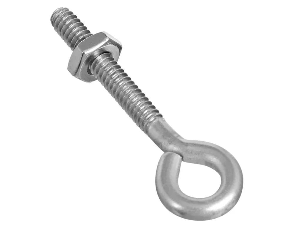 Eye Bolt With Hex Nut, Stainless Steel, 3/16 X 2 In.