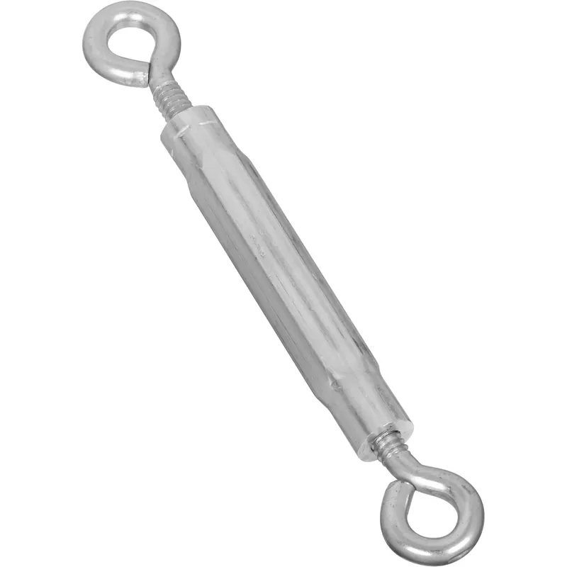 Turnbuckle, Eye & Eye, Zinc, 3/16 X 5-1/2 In.