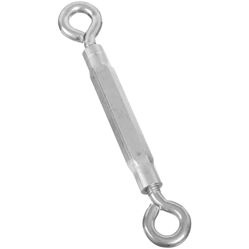 Turnbuckle, Eye & Eye, Zinc, 3/8 X 10-1/2 In.