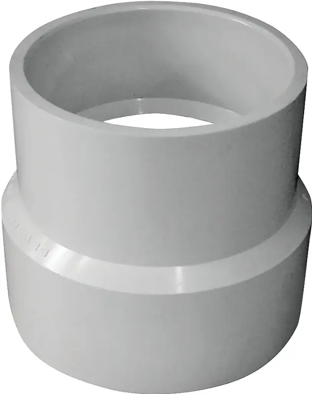193036 Pvc Dwv Adapter Coupling, 4 X 3 Inch Hub Connection