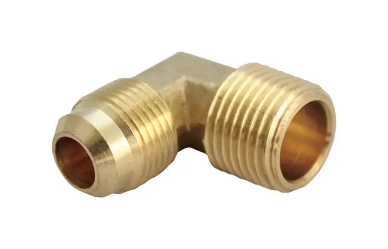 5/8 In. Flare X 1/2 In. D Mpt Brass 90 Degree Street Elbow