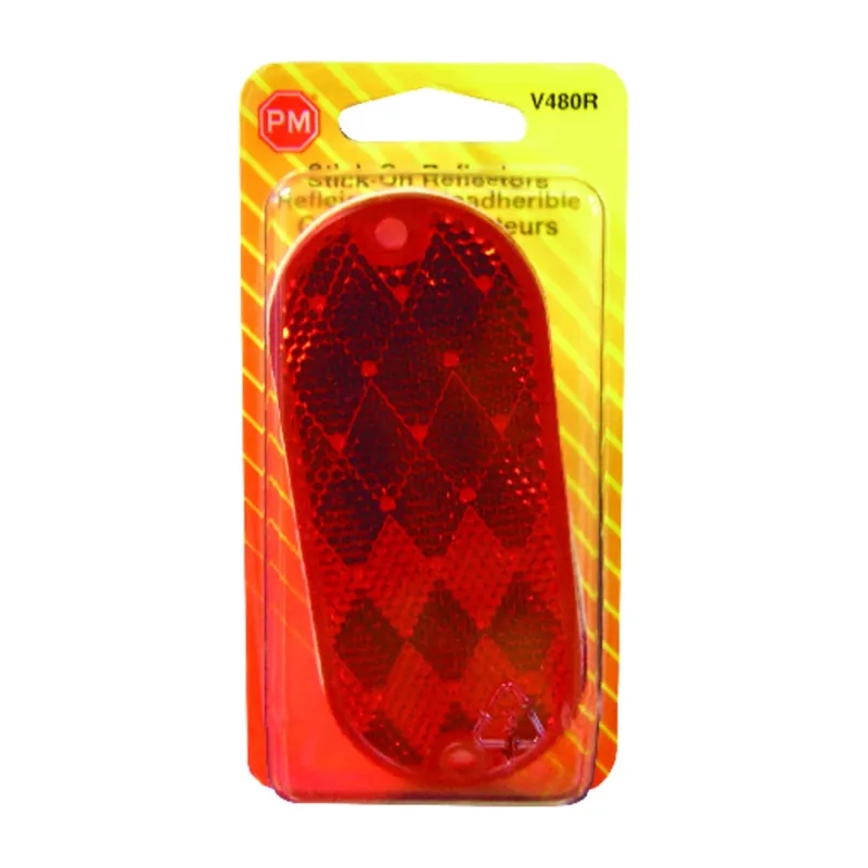 Hopkins Red Rectangular Reflector 2 Pk