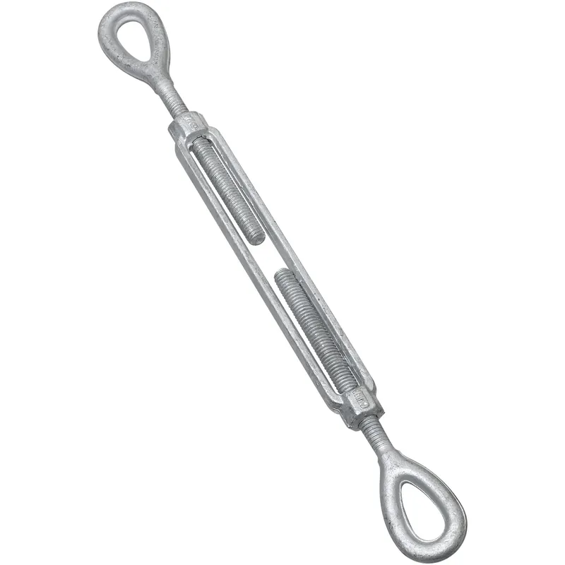 3/8 In. D X 6 In. L Galvanized Steel Eye And Eye Turnbuckle 1 Pk