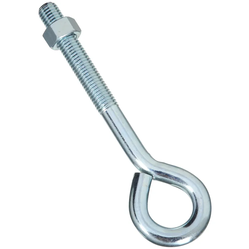 5/8 In. X 8 In. L Zinc-plated Steel Eyebolt Nut Included