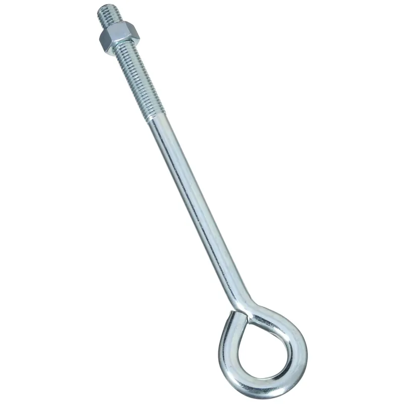 5/8 In. X 12 In. L Zinc-plated Steel Eyebolt Nut Included