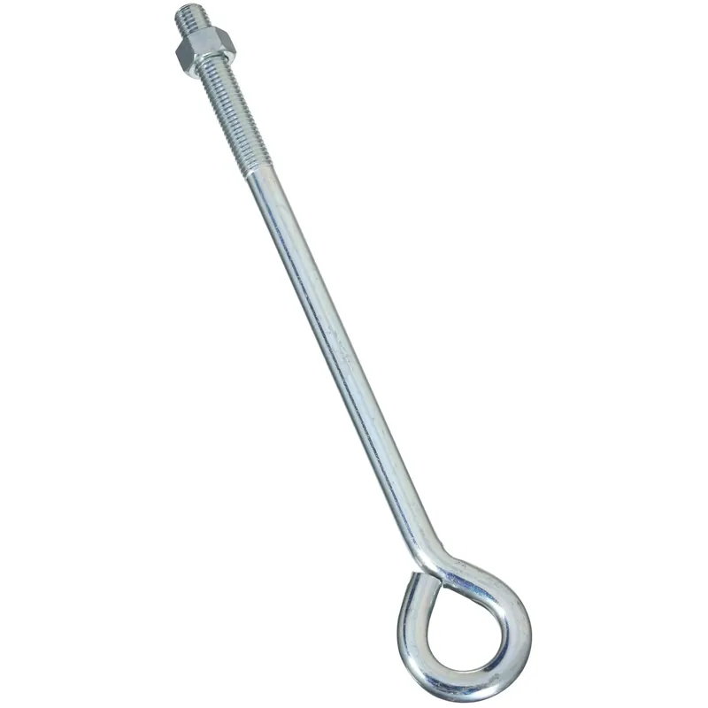 5/8 In. X 14 In. L Zinc-plated Steel Eyebolt Nut Included