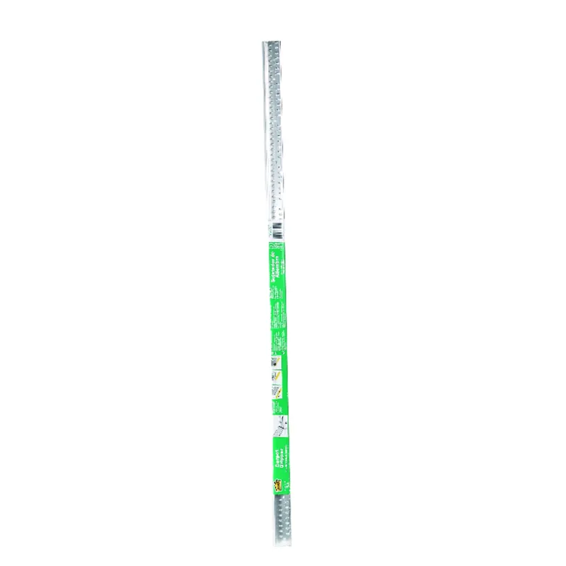 Satin Silver 1-3/8 In. X 3 Ft. Aluminum Carpet Gripper With Screw Nails