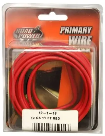 Coleman Cable 11 Ft. Stranded 12 Ga. Primary Wire Red