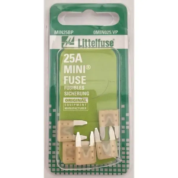 Bussmann 25 Amps Atm Clear Blade Fuse 5 Pk