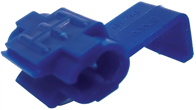 18-14 Awg Tap Splice Connector Blue 5 Pk