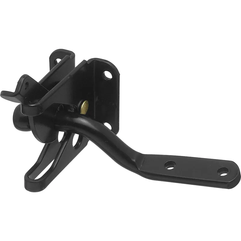 Black Satin Gate Latch