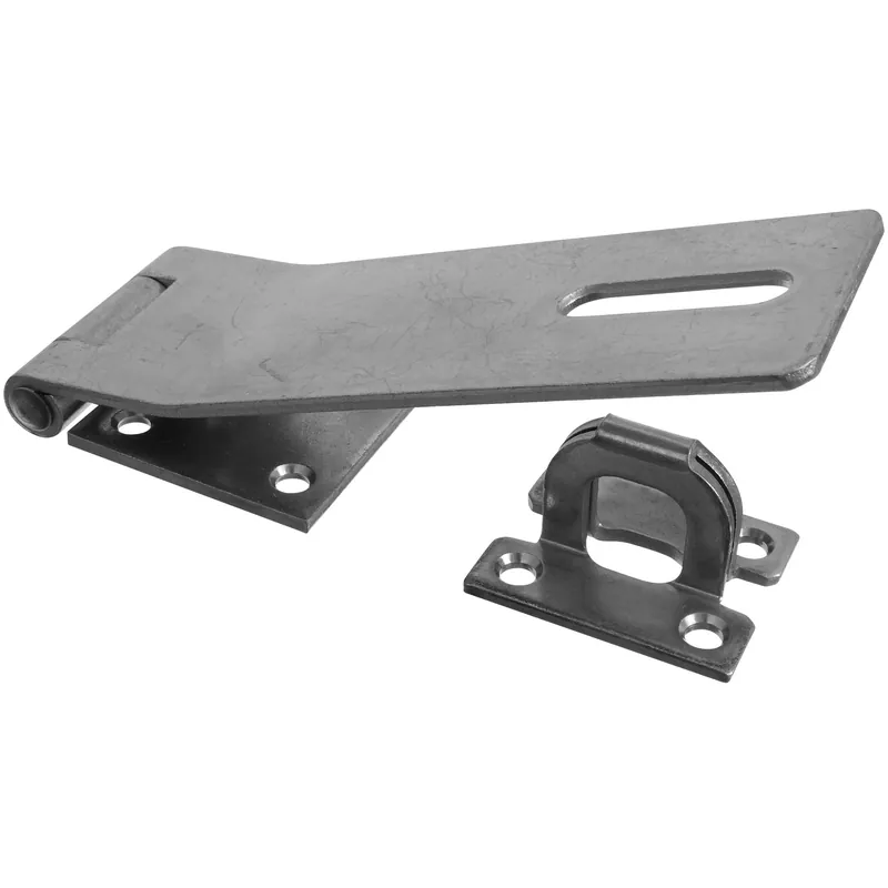 Zinc-plated Steel 7 In. L Safety Hasp 1 Pk