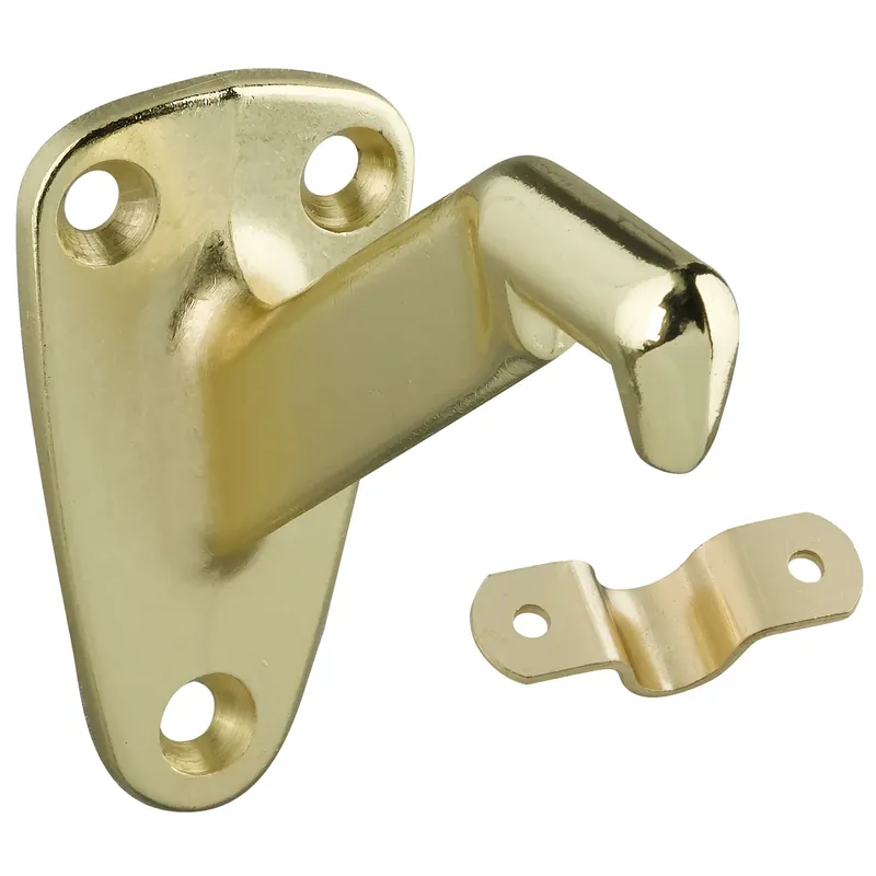 2-pc. Handrail Bracket, Brass