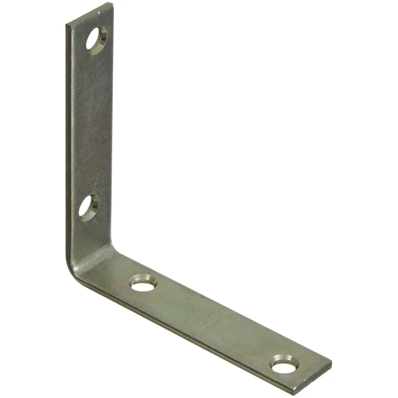 3-1/2 In. H X 3/4 In. W X 0.08 In. D Zinc-plated Steel Inside Corner Brace