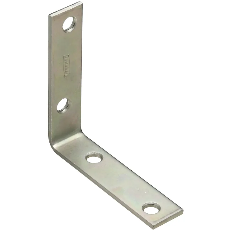 3 In. H X 3/4 In. W X 0.11 In. D Zinc-plated Steel Outside Corner Brace