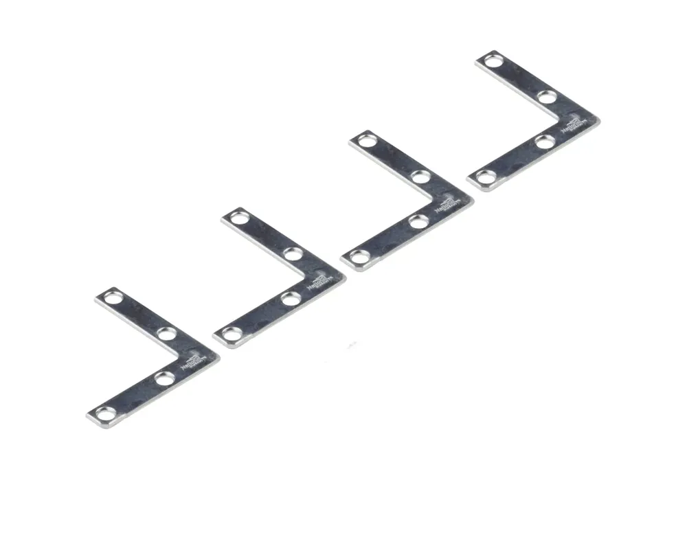 2 In. H X 0.375 In. W X 0.07 In. D Zinc-plated Steel Outside Corner Brace