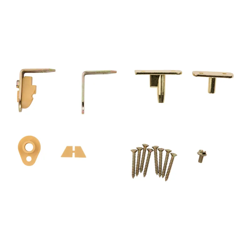 Swing N Stay Brass Cafe Door Hinge 1 Pk