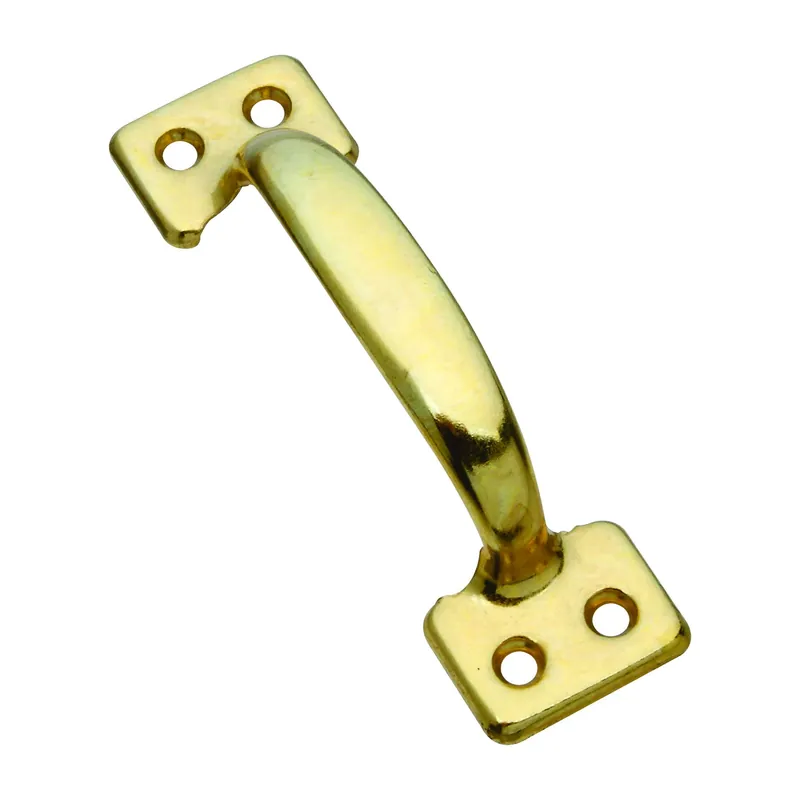 4 In. L Brass Gold Steel Universal Sash Lift Handle 1 Pk