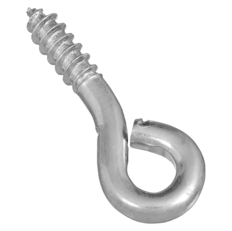 0.16 In. D X 1-3/8 In. L Zinc-plated Steel Screw Eye 50 Lb. Cap. 6 Pk