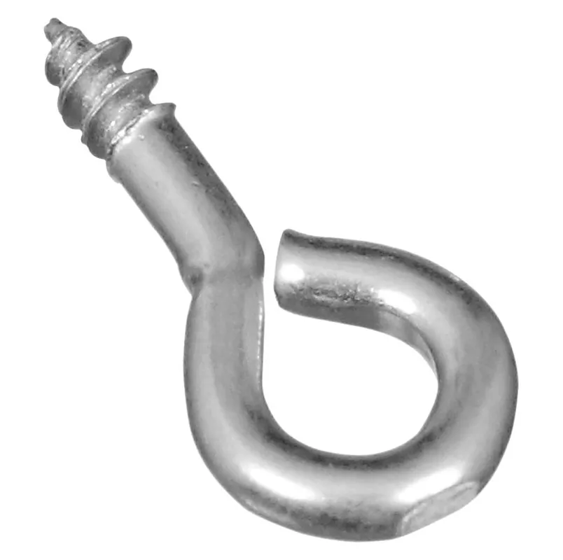 0.08 In. D X 5/8 In. L Zinc-plated Steel Screw Eye 10 Lb. Cap. 14 Pk