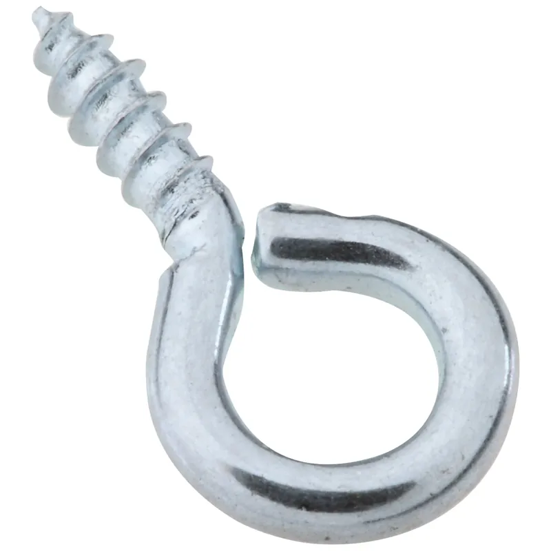 17/32 In. L Zinc-plated Steel Screw Eye 5 Lb. Cap. 14 Pk
