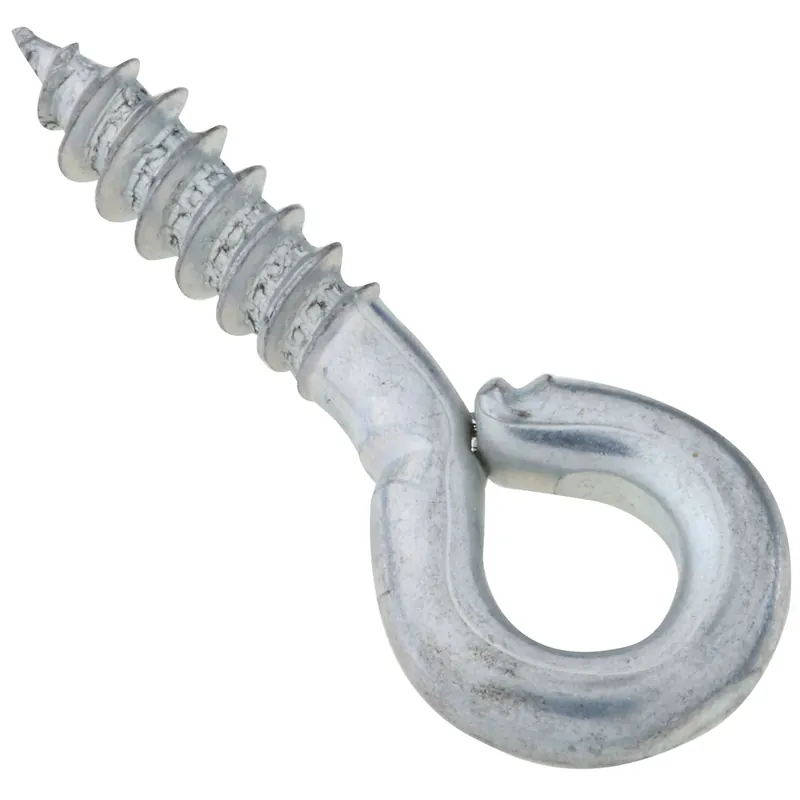 1-3/16 In. L Zinc-plated Steel Screw Eye 35 Lb. Cap. 8 Pk