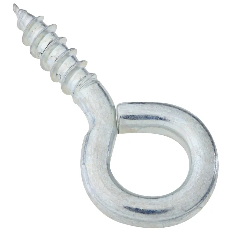 1-25/32 In. L Zinc-plated Steel Screw Eye 50 Lb. Cap. 5 Pk