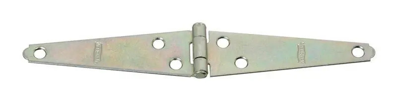 National Hardware 4 In. L Zinc-plated Light Strap Hinge 2 Pk