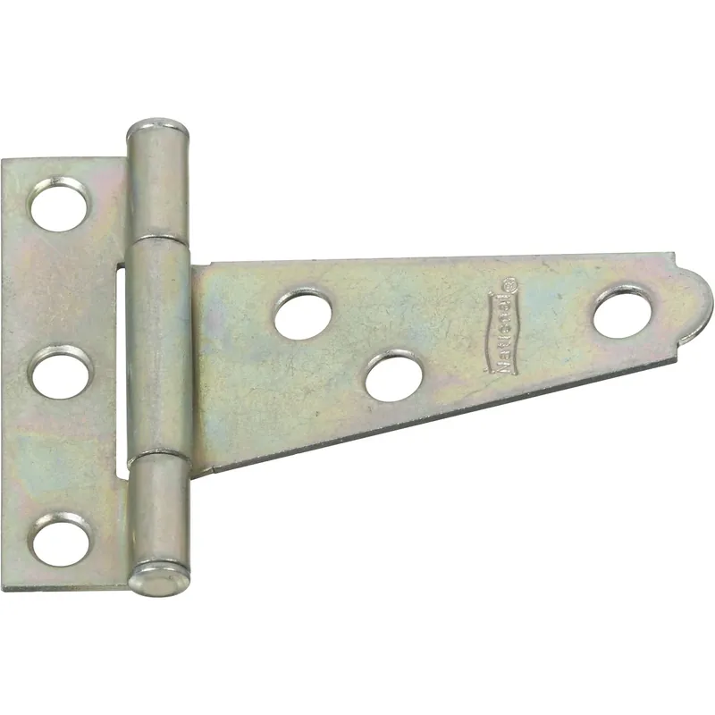 2 In. L Zinc-plated Light T-hinge 2 Pk