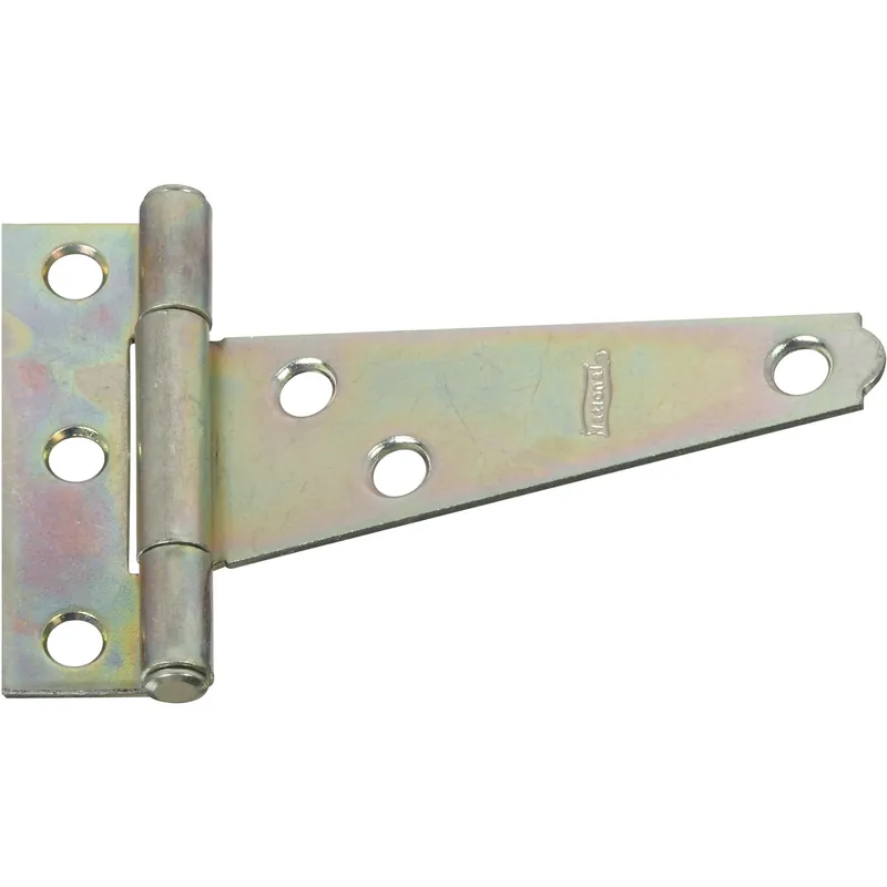 3 In. L Zinc-plated Light T-hinge 2 Pk