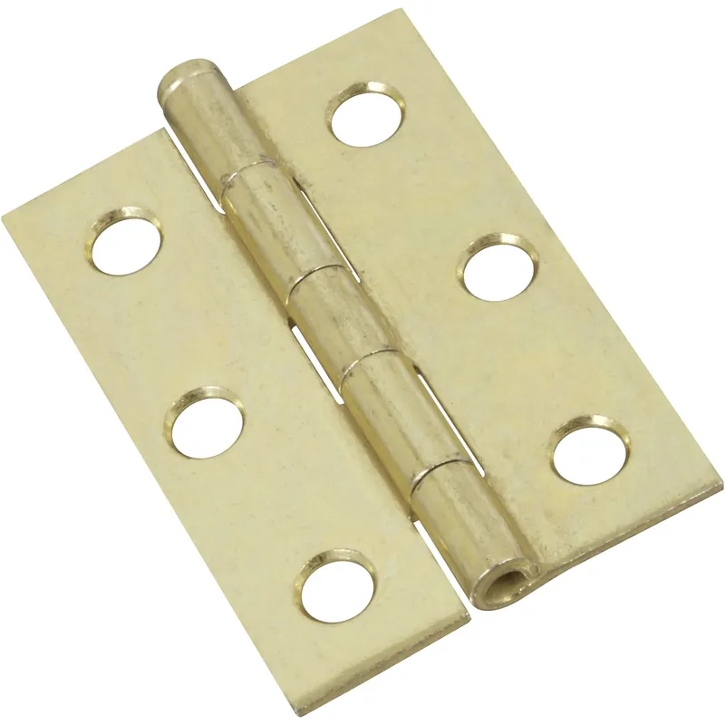 2-1/2 In. L Brass Narrow Hinge 2 Pk