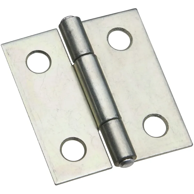 1-1/2 In. L Zinc-plated Door Hinge 2 Pk