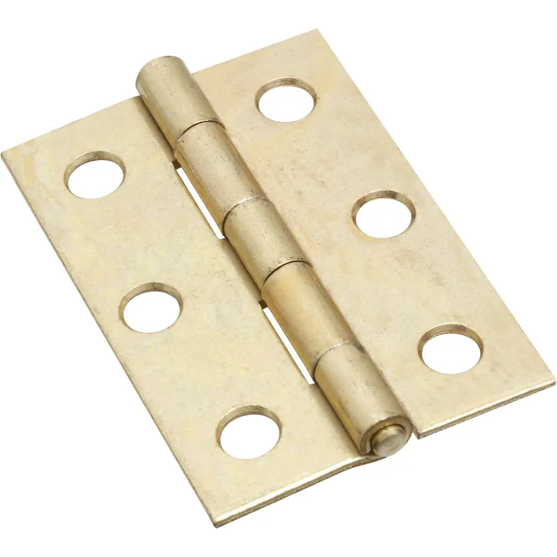 2-1/2 In. L Brass Door Hinge 2 Pk