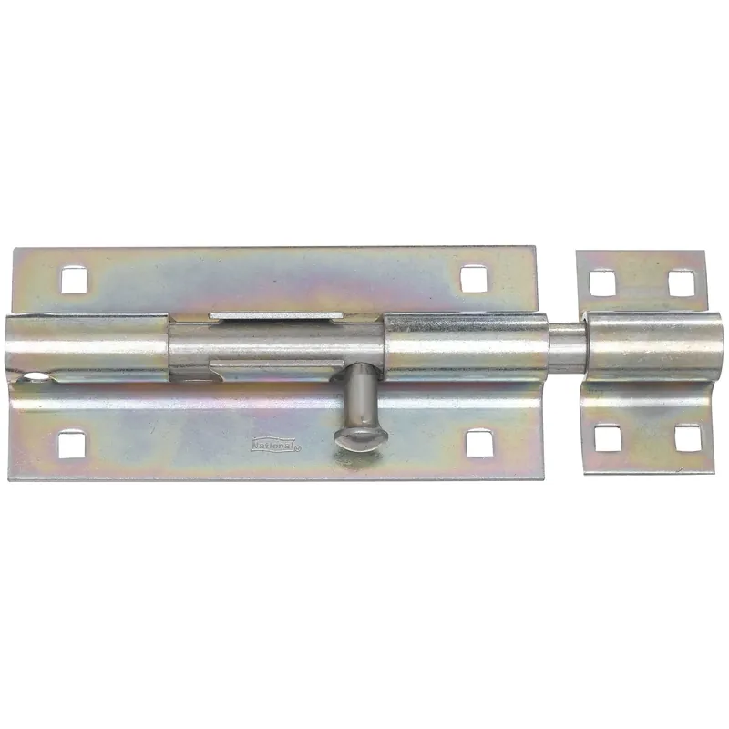 8 In. L Zinc-plated Steel Heavy Duty Barrel Bolt 1 Pk
