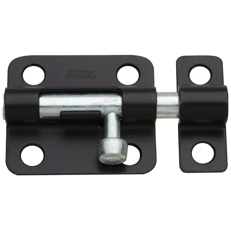 2-1/2 In. L Black Steel Barrel Bolt 1 Pk