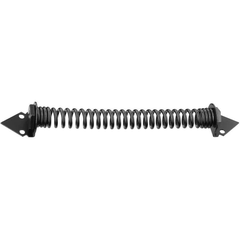 11 In. L Black Steel Gate Spring 1 Pk