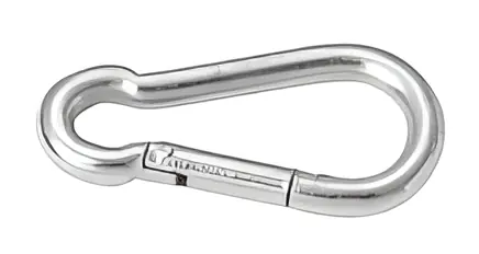 Spring Snap Link, Zinc Finish, 5/8 In.