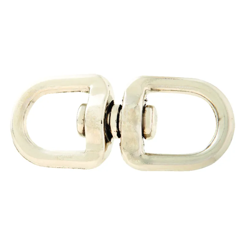 Double Round Eye Chain Swivel, 5/8 X 2-1/2 In.
