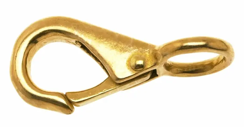 Bronze Rigid Round Eye Quick Snap, 3/8 In.