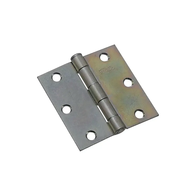 3 In. L Zinc-plated Broad Hinge 2 Pk