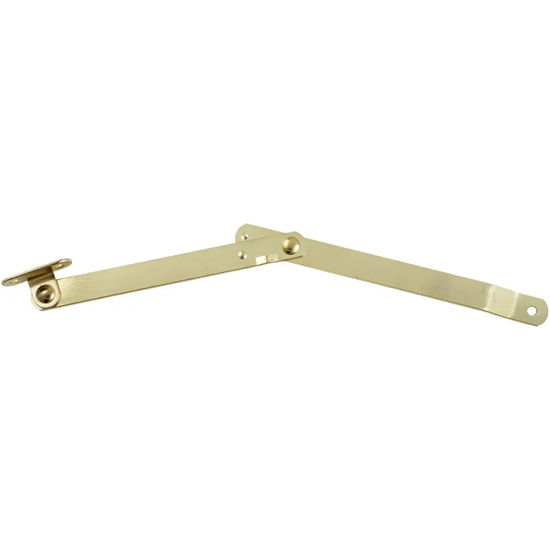 Brass-plated Steel Right Hand Folding Support Mount 1.38 In. 9 In. 1 Pk